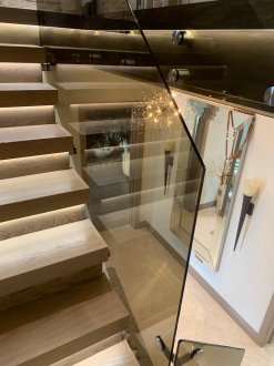 We offer glass splashbacks for kitchens, glass balustrades ,partition, doors ,showers screens ,mirrors ,back-painted wall cladding ,on supply only basis or completed with survey and installation. Uk delivery