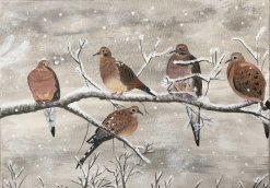 Я продаю копии и оригиналы моих картин; одна называется «Зима», вторая «Женская Душа» «Птицы», «Встреча зимы с весной»A3 40см x 50см, «Зима в горах» Подпись на картинах оригинальная. image 6