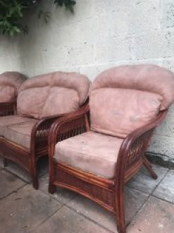 Продаётся мягкий диван и два мягких кресла для сада image 4