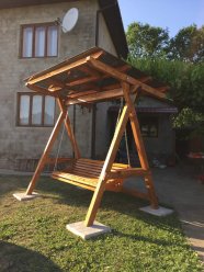 For sale wooden lining, wooden beads, a wooden table with benches to order with installation. The products are made of pine. image 5